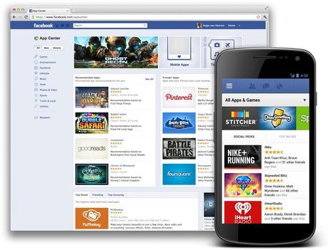 homepage large Facebook : l’App Center ouvre ses portes avec déjà 600 applications