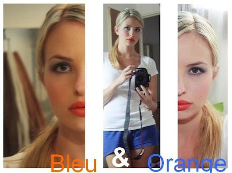 Color Block Bleu & Orange