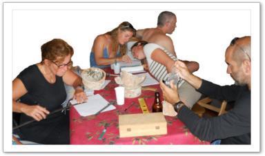 Journée de la mer 2012 Dessin prospêction archéologique sous marin