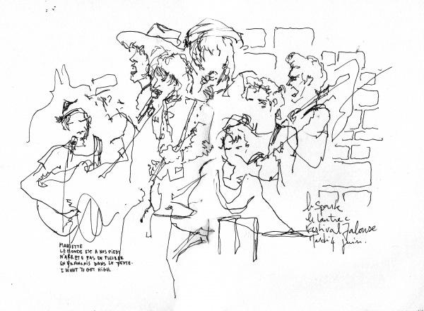 Les dessins de Kova #1: Festival Jalouse – 5 juin 2012
