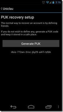 Se connecter avec un code QR Uniclau-Android-iOS-Chrome-Settings-PUK