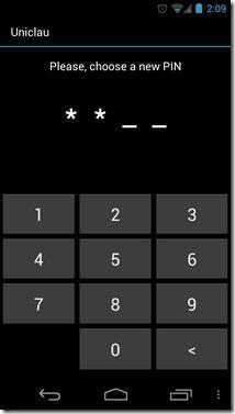 Se connecter avec un code QR Uniclau-Android-iOS-Chrome-Settings-PIN