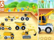 Jouez tracteurs dans sable tablette, Thematica