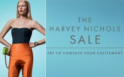 Mouille ta culotte pour les soldes chez Harvey's Nichols !