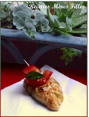 La recette Apéritif : Chaussons au jambon