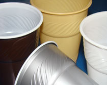 collecte recyclage gobelets plastique usagés.