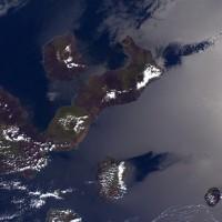 Les îles Galapagos vues de l'espace