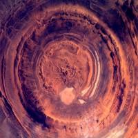 Le Sahara  vue de l'espace