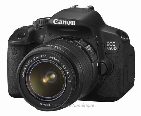 Canon lance l’appareil reflex EOS 650D avec écran tactile et double système autofocus