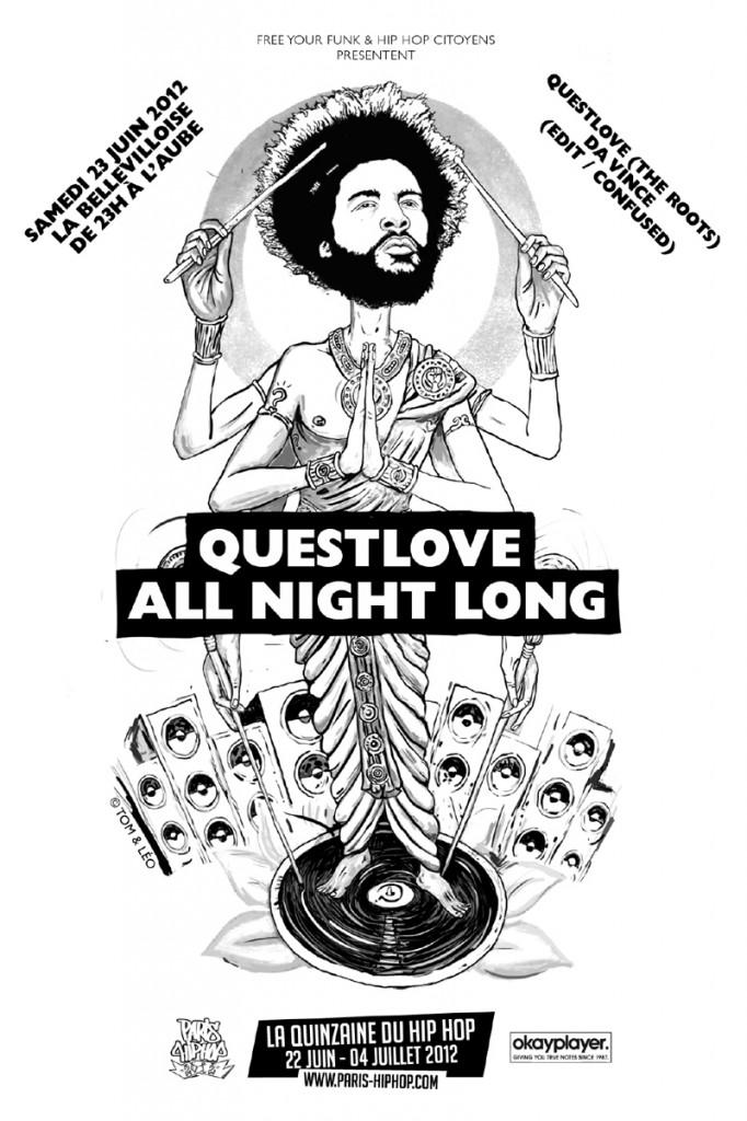 Free Your Funk x Paris Hip Hop : Questlove All Night Long