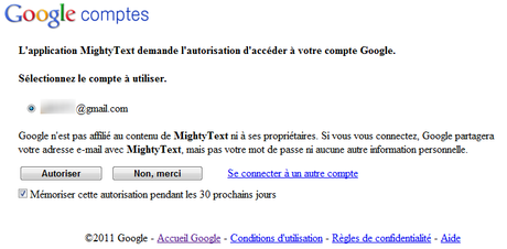 mightytext : Envoyez et recevez des SMS depuis votre navigateur Chrome [ Android ]