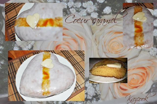 Coeur caramel selon Kazcook