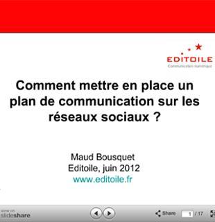Atelier : mettre en place un plan de communication 2.0