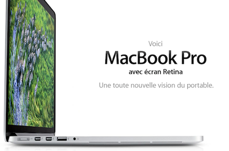 [WWDC 2012] MacBook Pro avec écran rétina : le MacBook qui vous en met plein les yeux !