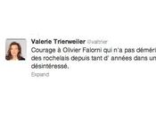 Valérie Twittrweiler "Tous ceux sautent sont Rochelais".