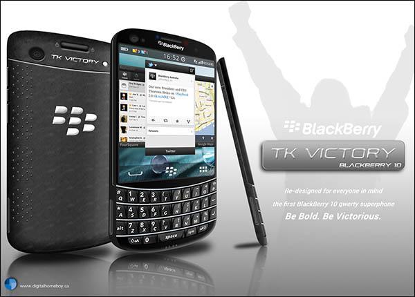 Un concept de BlackBerry sous OS10
