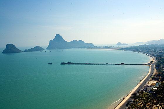 Vue sur Prachuap Khiri Khan