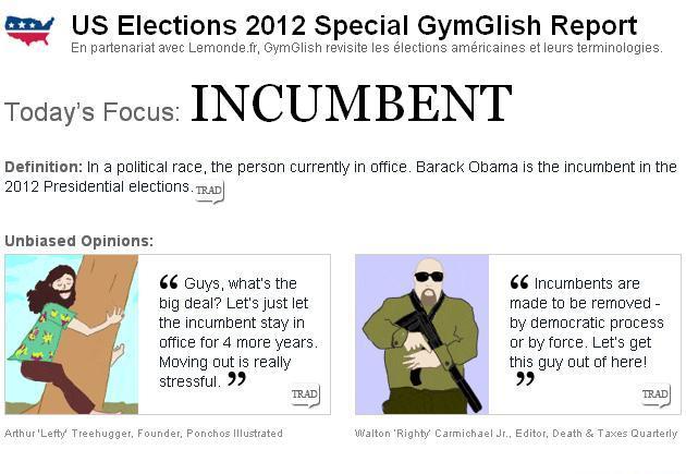 US Elections 2012 Special GymGlish Report