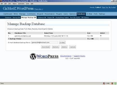 wp-dbmanager