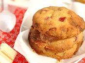 Cookies moelleux chocolat blanc fraises séchées
