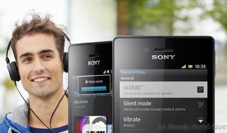 Sony Mobile lance deux nouveaux smartphones Xperia miro et Xperia tipo