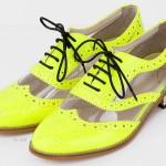 Fluo derby shoes by Coii