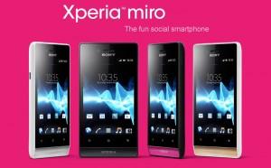 Sony – Deux nouveaux Xperia, Miro et Tipo