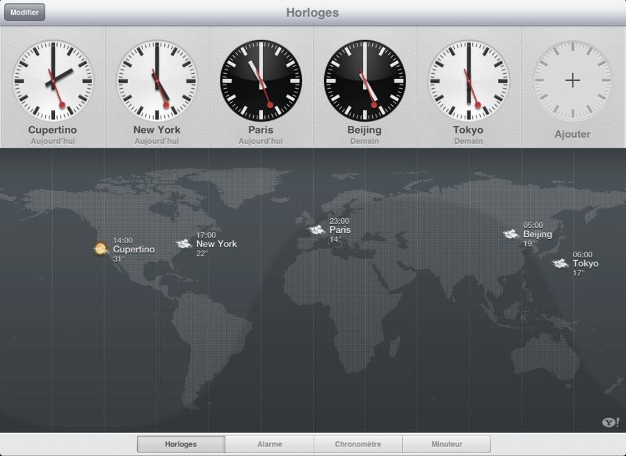 Avec iOS 6, l’iPad donnera l’heure…