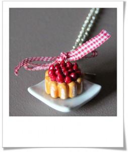 Charlotte aux fraises fimo