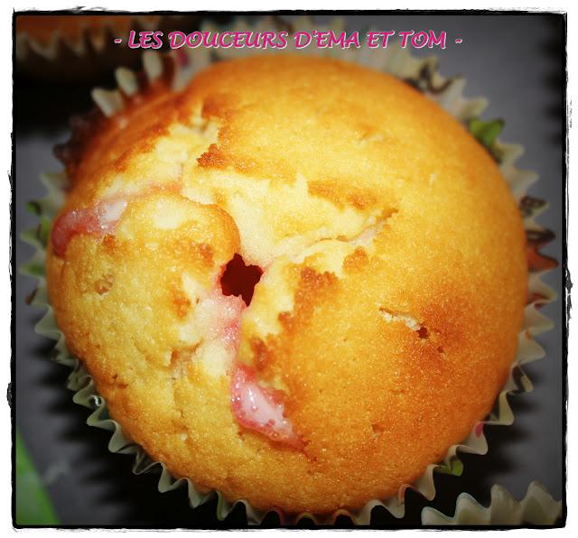 Muffins au tagada Pink