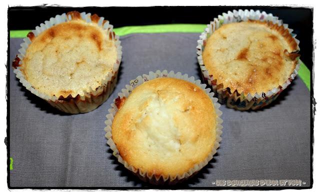 Muffins pêche/canelle