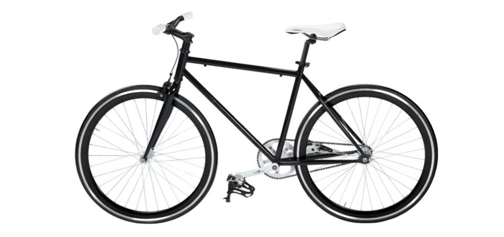acheter vélo fixie noir design