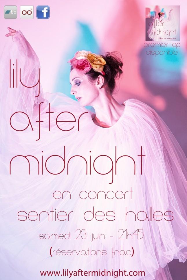 Lily after midnight au Sentier des halles le 23 juin !