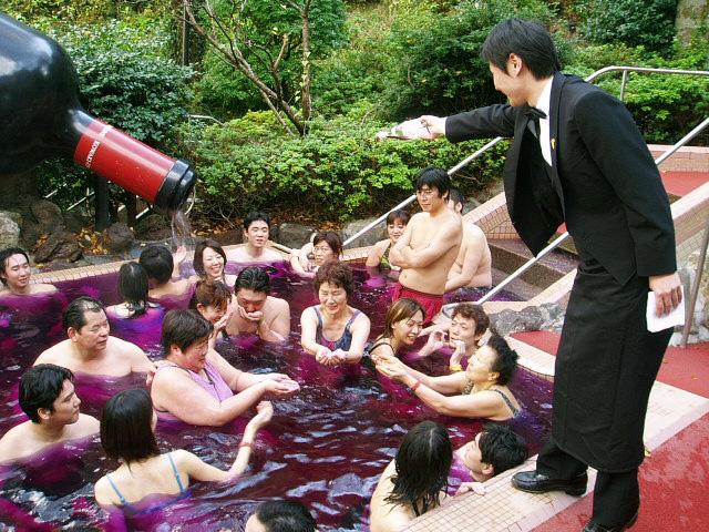 A Hakone : un onsen sauce au vin