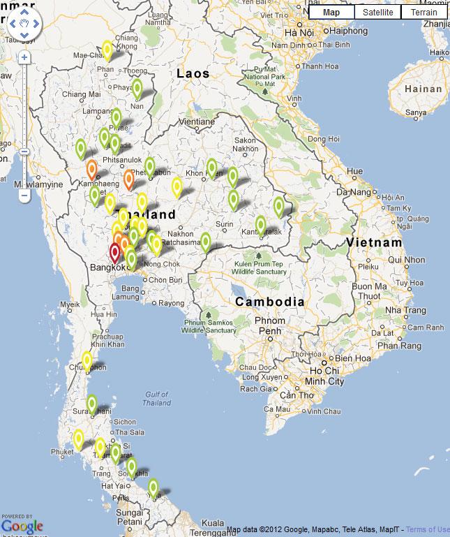 inondations Thailande juin 2012