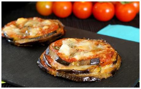 Aubergines parmigiana mozzarella