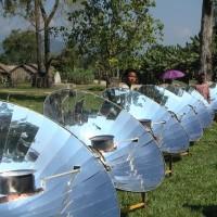 Mise en place du four solaire humanitaire