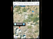 l’application Maps d’iOS porté iPhone