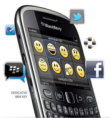 Nouveau BlackBerry Curve 9320, champion des réseaux sociaux ?
