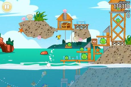Piglantis Angry Birds Seasons : 30 niveaux aquatiques supplémentaires