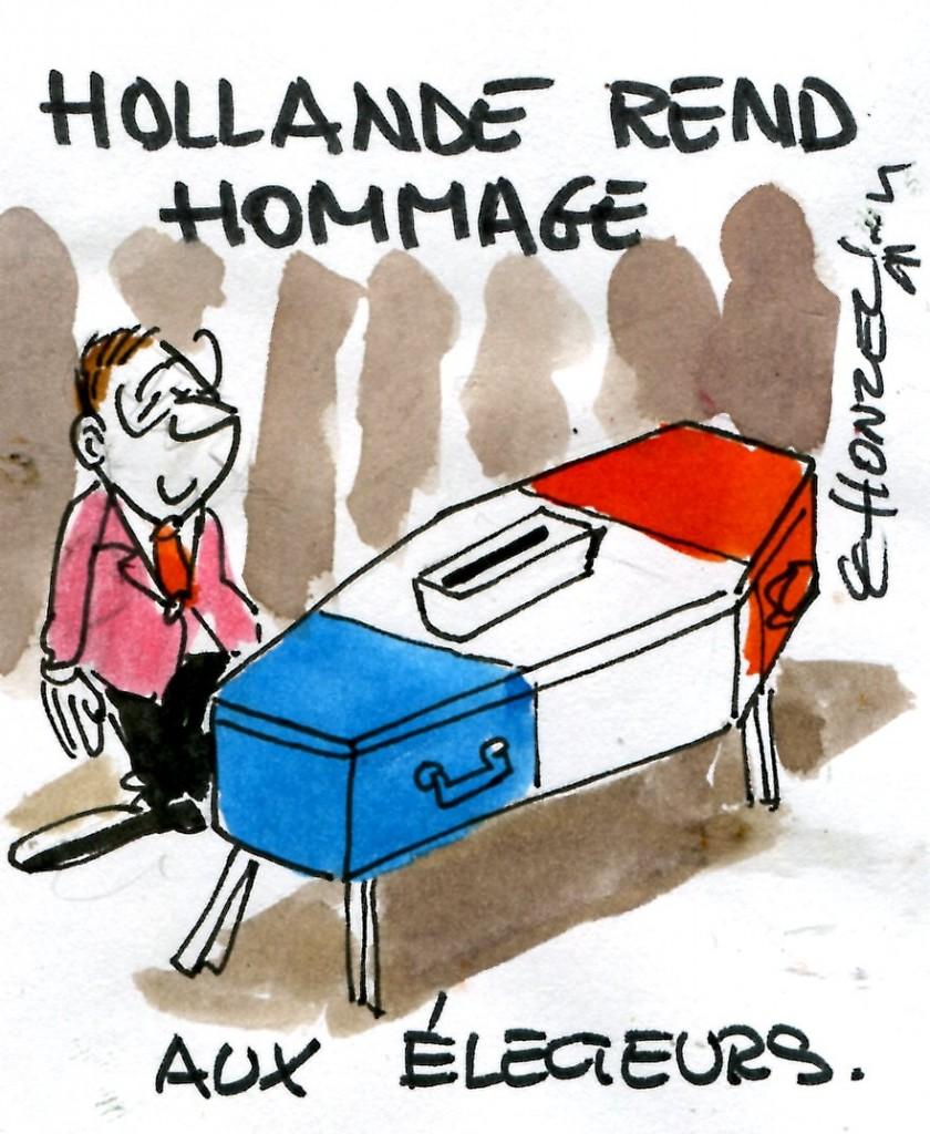 Hollande rend hommage aux soldats