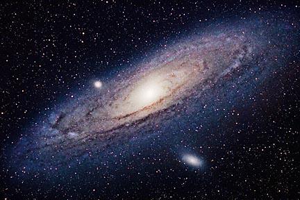 la galaxie d'andromede, soeur de la voie lactee