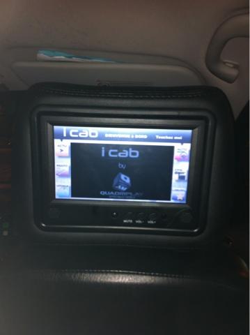 Écran digital dans le taxi