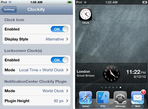 Clockify, ajouter une horloge animée sur votre iPhone...