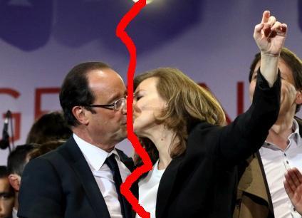 Valérie #Trierweiler et François #Hollande : Il y aurait de l’eau dans le gaz