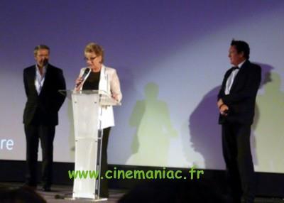 Photo : Clôture mardi 12 juin du Champs-Elysées Film Festival avec les deux co-présidents Lambert Wilson et Michael Madsen...
