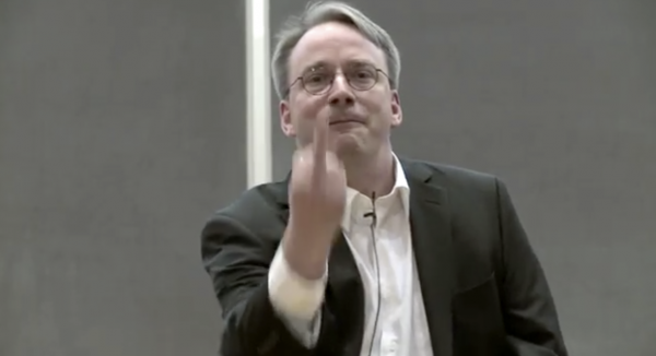 nvidia fu 600x326 Linus Torvalds : F U Nvidia