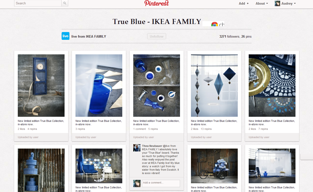 Présentation de la nouvelle collection de Ikea sur Pinterest