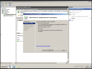 Installation d’un backup sous Windows 2008 R2