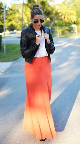 Carnet d'inspiration: la jupe orange